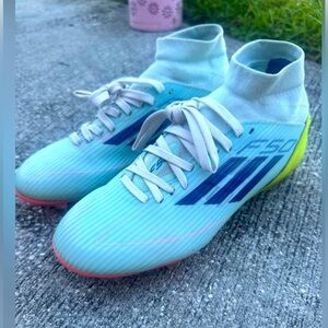 Adidas F50 League Mid FG MG Women Size 6 youth size 4Y Soccer cleats